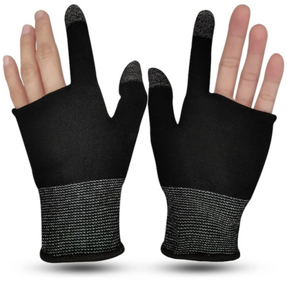 Gants de jeu anti-rayures pour gamer – Lot de 2 pièces – Accessoires pour smartphone – Confortables et anti-transpiration